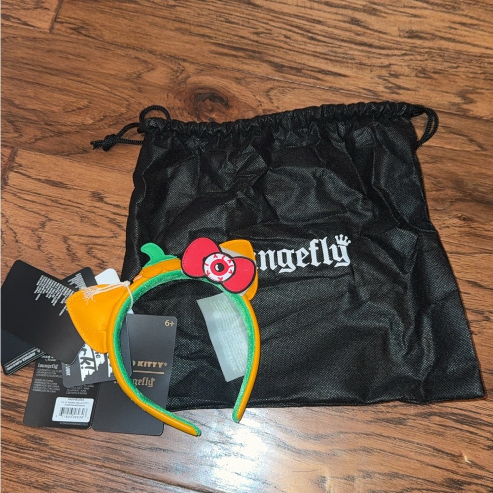 Loungefly Hello Kitty Orange and Green Headband